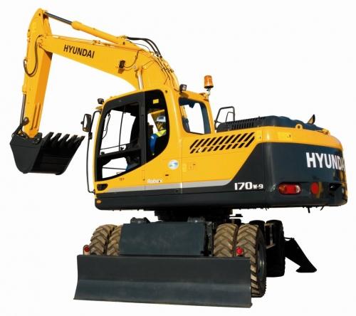 Hyundai R170W-9 Wheeled Excavator